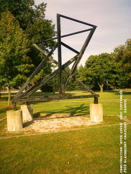 Open7 sculpture on the grounds at PDCS- Port Dover Composite School 2construction open7 pdcs Toby on Port Dover Composite School and Rural School Closures