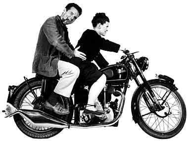 Eames Motorcycle- Note: who's driving