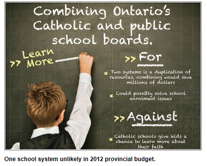 Green Party of Ontario offers ‘big ticket savings’ Budget eg: One School System