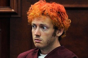 deranged "Joker" killer James Holmes