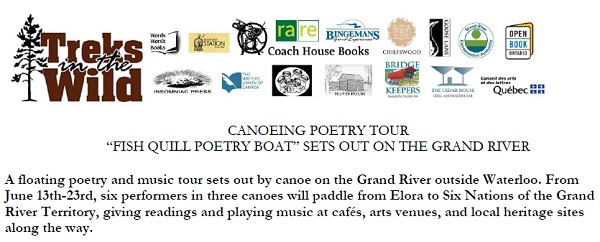Fish Quill Poetry Boat tour returns to the Grand River