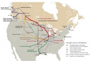 Oil pipelines already cross Canada and the United States- Ontario's Green Party stands opposed to a proposed Oil pipeline (using a modified natural gas pipeline) set to cross into and through Ontario. CP image: leadenergy.org