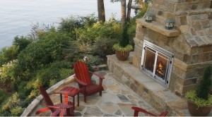 Napoleon outdoor fireplace