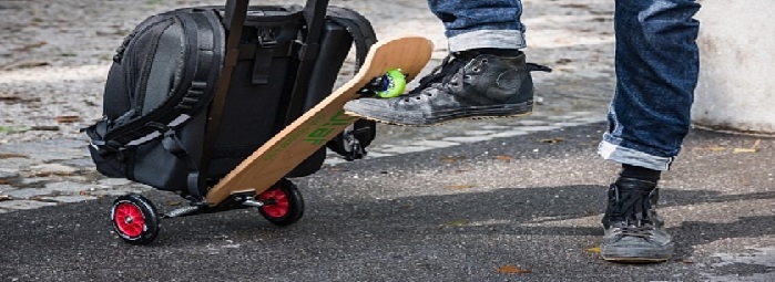 This Kick Scooter Converts From Backpack To Longboard