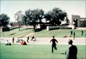 The Grassy Knoll at Dealey Plaza. 