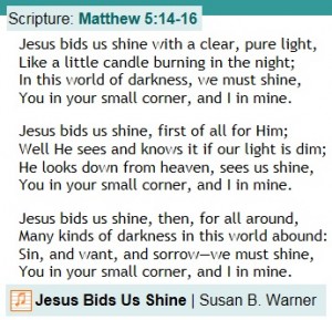 Jesus Bids Us Shine Lyrics