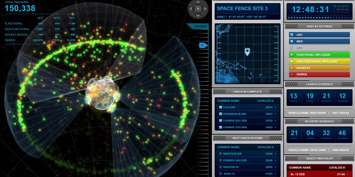 Lockheed Martin Space Fence Still Tracking 200,000 Orbiting Objects