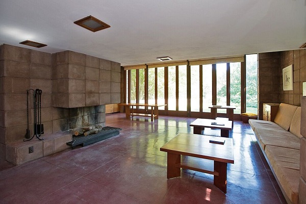 Frank Lloyd Wright Scientist Home Interior 2