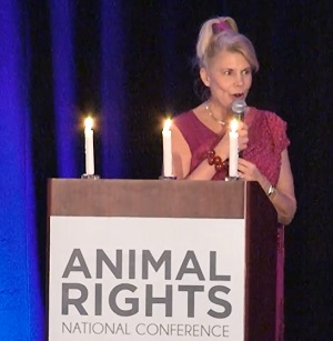 In Defense of Animals President, Dr. Marilyn Kroplick.