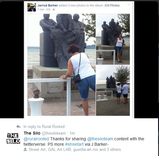 Jarrod Barker's Zoomorph Left Behind Artwork Travelled to Port Dover Pier 