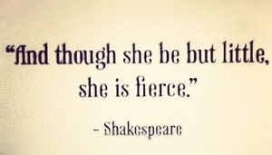 size doesnt matter Shakespeare quote
