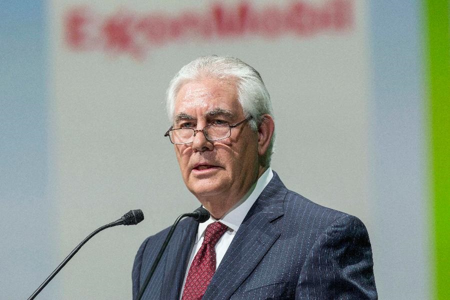 Rex Tillerson Exxon Mobil CEO Security Of State USA