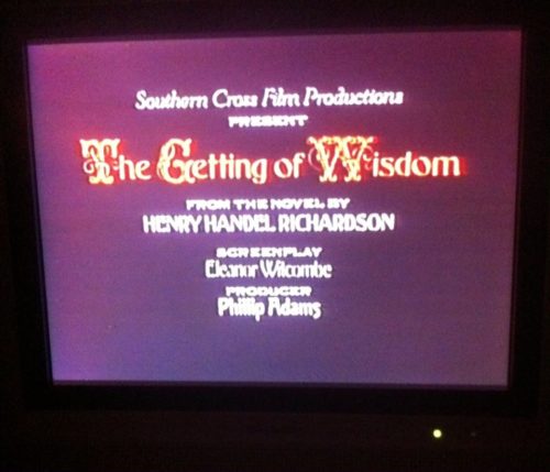 Getting Of Wisdom Intro Credits