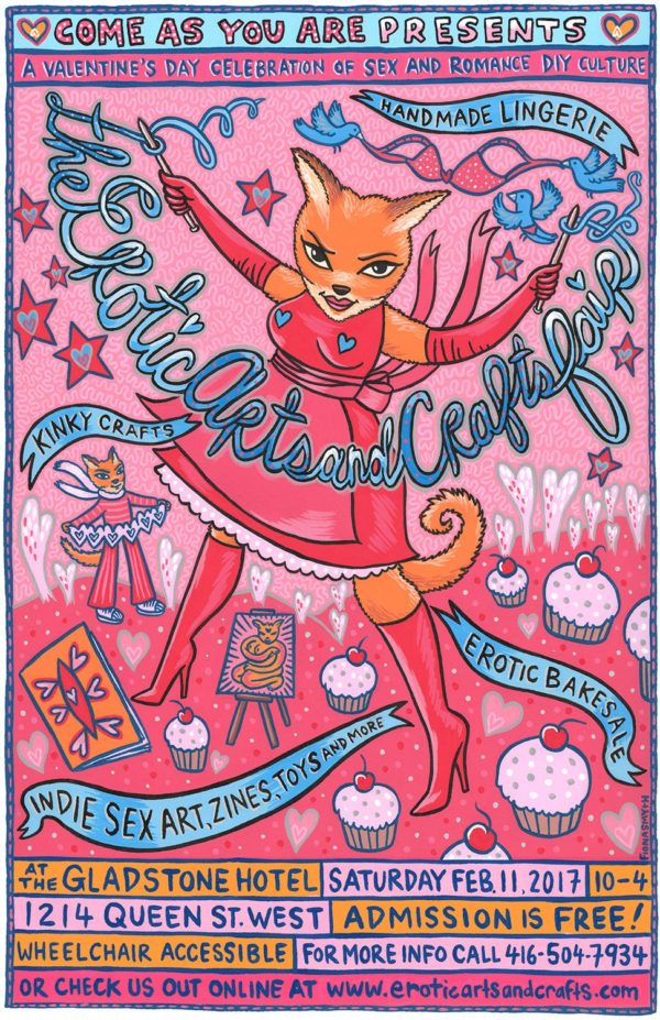 toronto erotic arts crafts show official poster2017