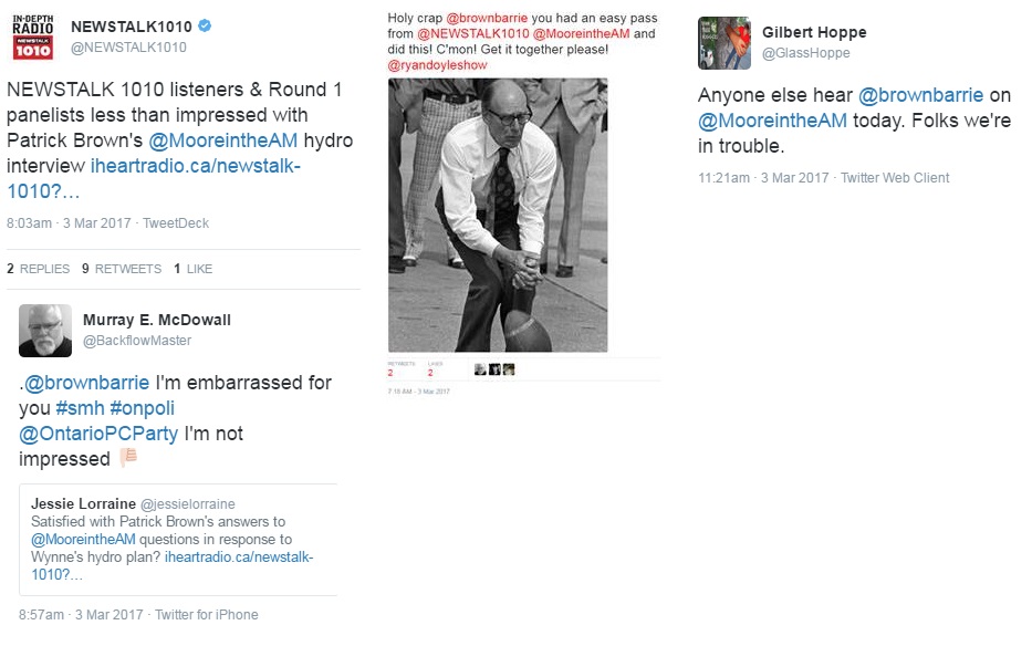 Liberal Caucus Twitter Examples 