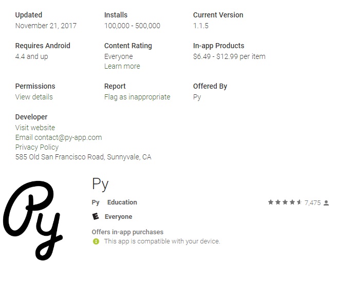 Py App On Google Play 