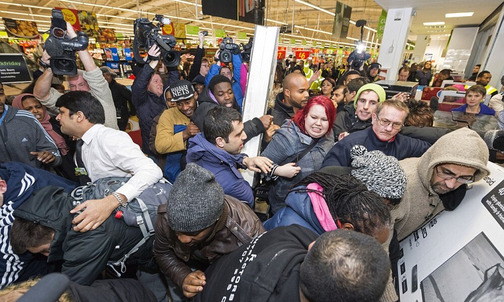 11% Of Male Black Friday Shoppers Will Pull Items Out Of Hands Of Others
