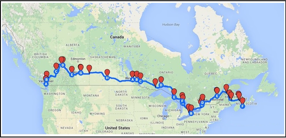 A Guide To Taking A Road Trip Across Canada