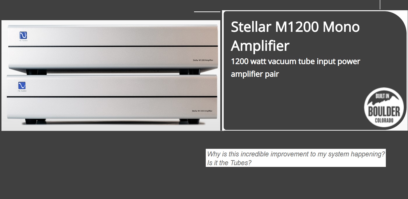 PS Audio Shipping New Stellar™ M1200 Monoblock Power Amplifier