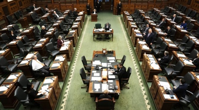 How Covid Affects Ontario Legislature