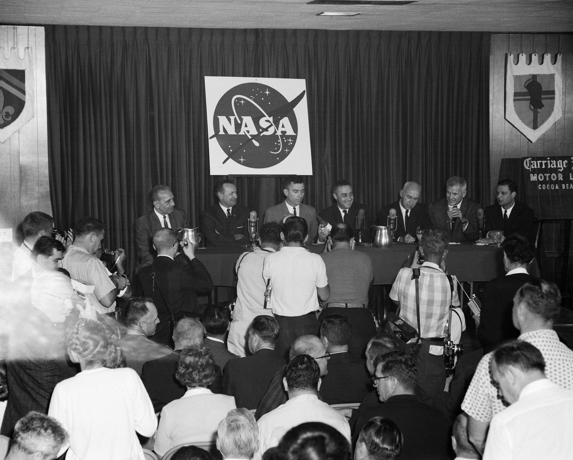 Gemini III press news conference