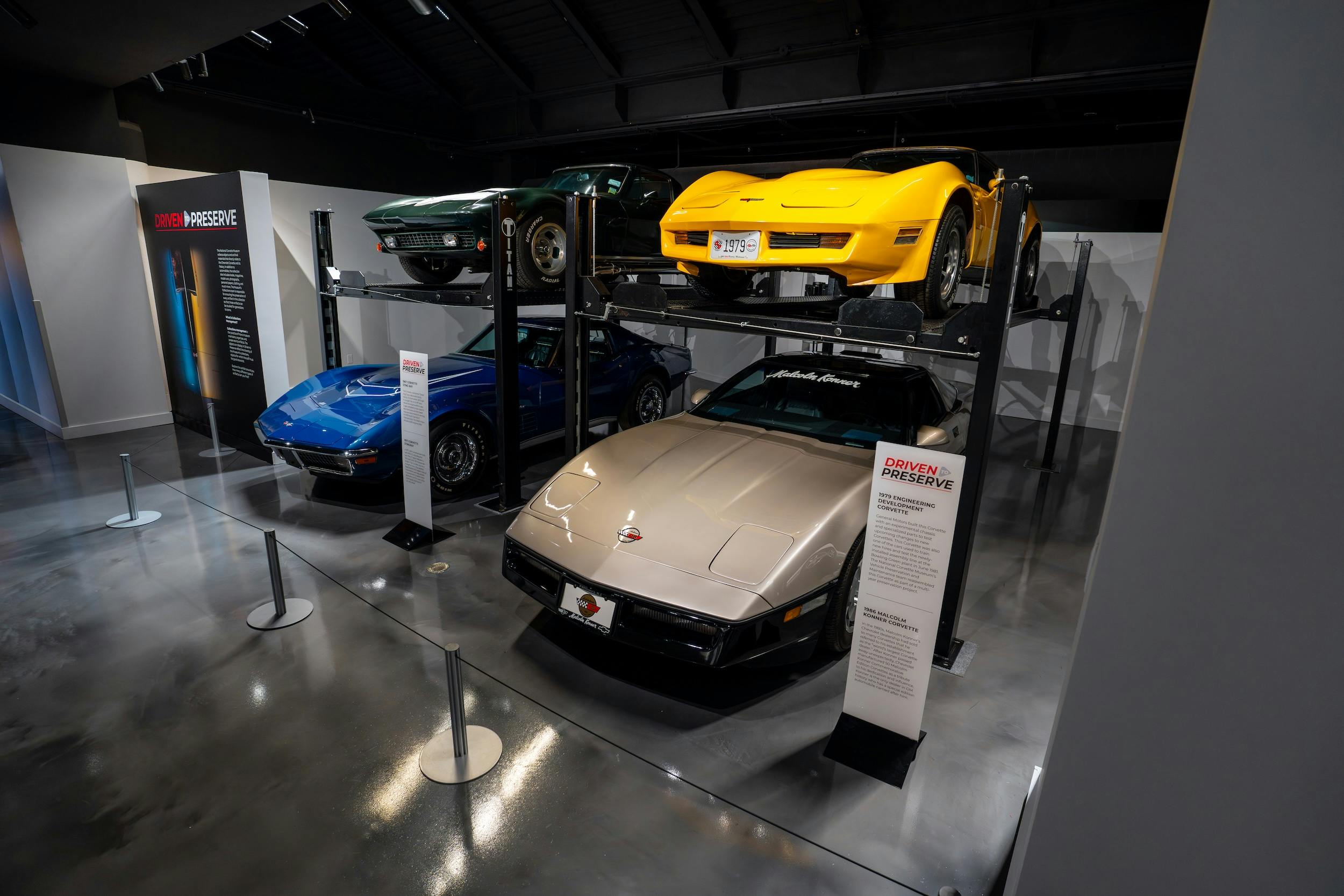 1979 Yellow Corvette part of exhibit